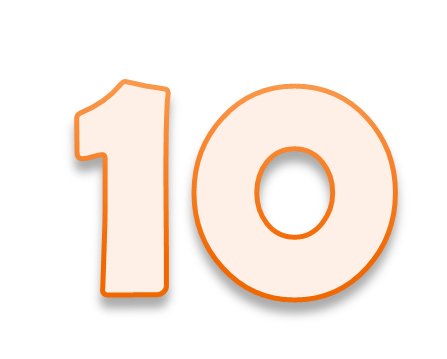 10 Number Png Transparent Images