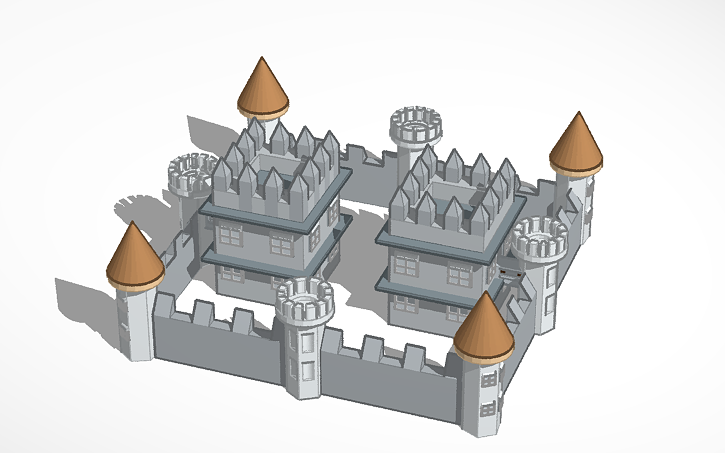 3D Design Castle Tinkercad 3D Design Castle Tinkercad
