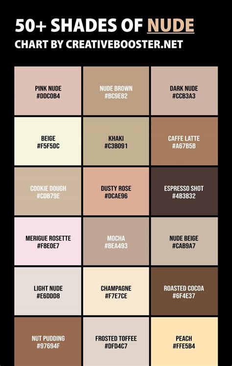 50 Shades Of Nude Color