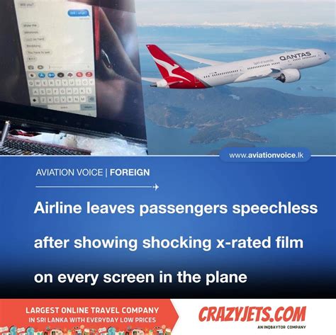 Airline Leaves Passengers Speechless After Showing Shocking X Rated Film On Every Screen In The Plane