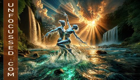 Ethereal Symphony Of Water And Light Unfocussed Photography Art