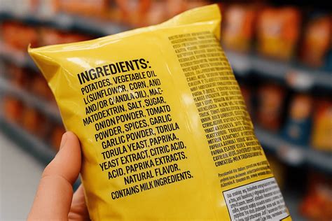 Pantry-Style Analogy: Food Labels In A Sentence Reveal Nutrition