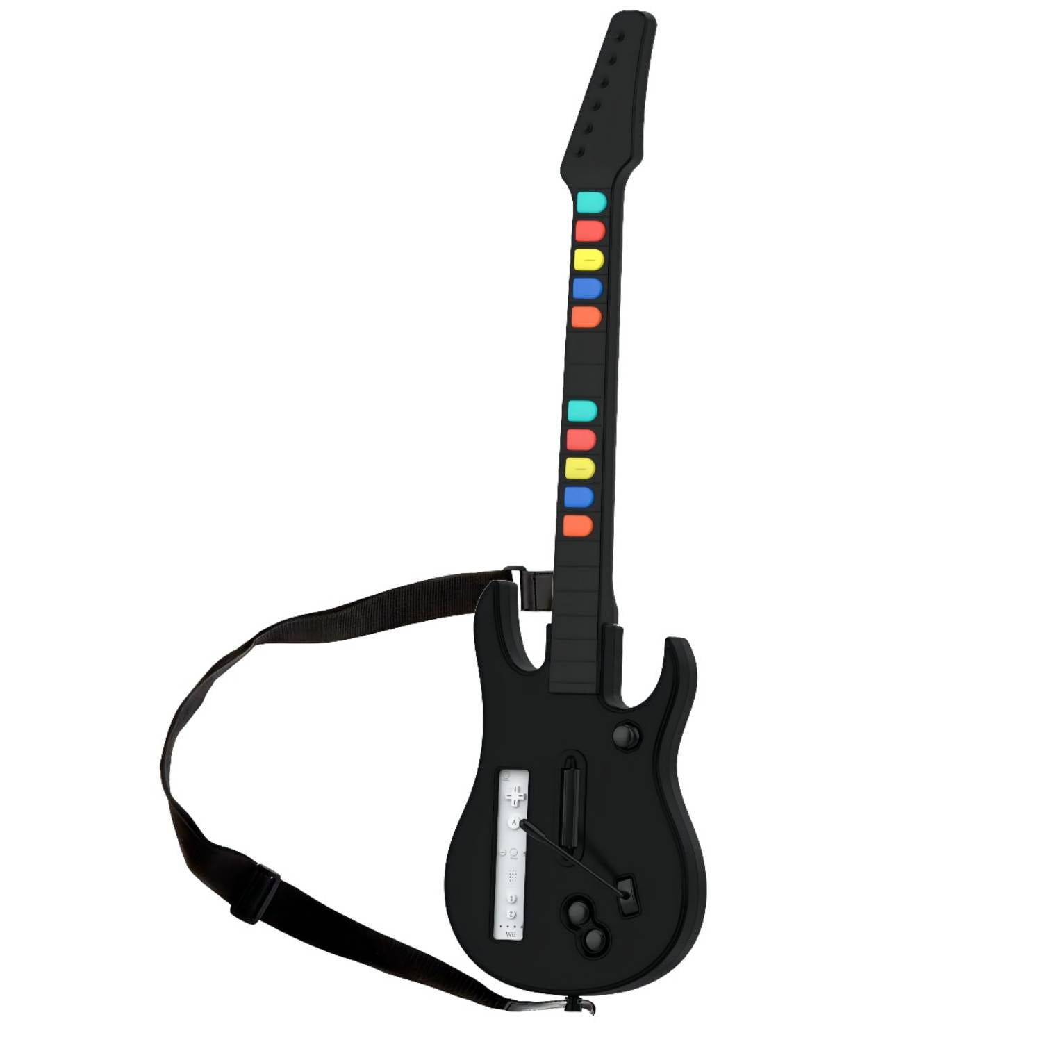 Guitar Hero Guitar Controller Nintendo Wii With Strap Stickers