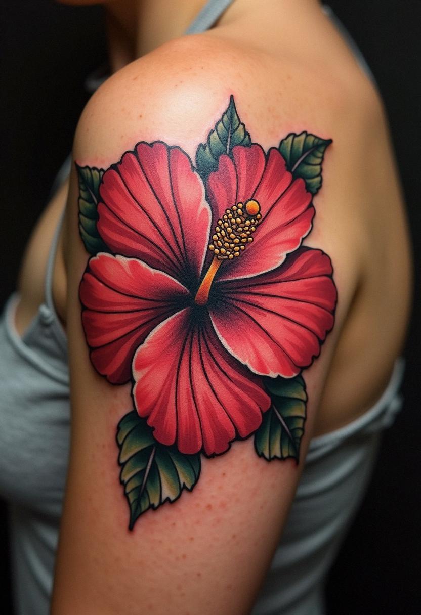 Hibiscus Plant Tattoo: How To Prevent Fading And Color Bleeding