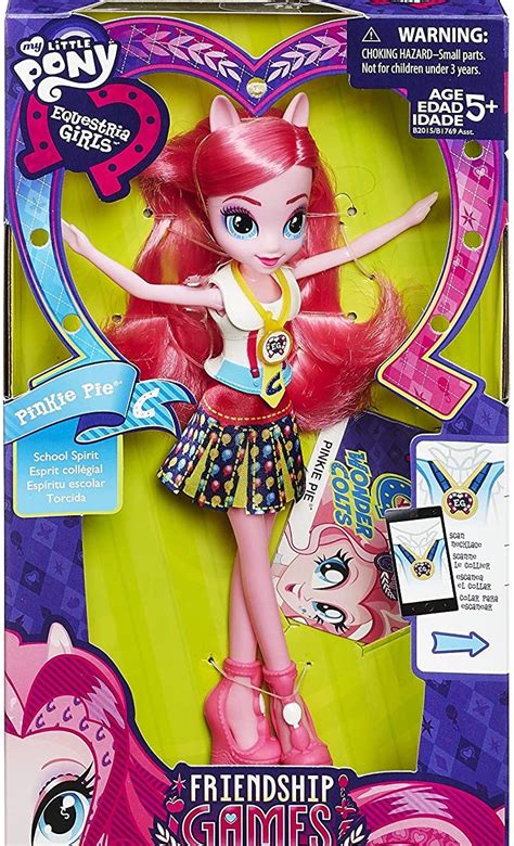 My Little Pony Equestria Girls Friendship Games Pinkie Pie Doll Set School Spirit Hasbro Toys Toywiz