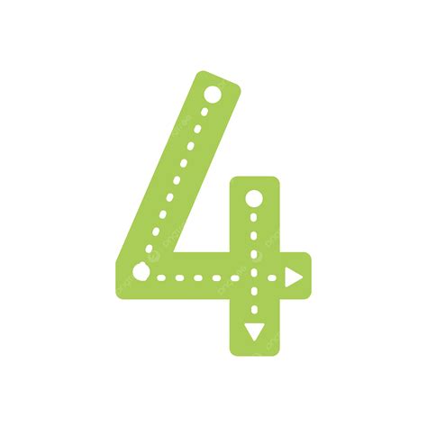 Number 4 Vector Number Number 4 Four Png And Vector With Transparent Background For Free Download