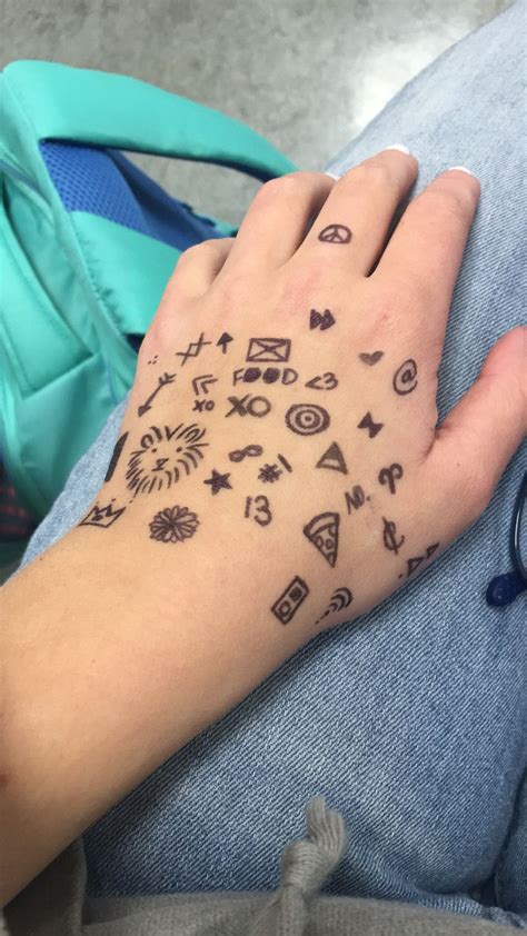Simple Sharpie Doodles On Hand/Arm: Quick Diy Ink Art Ideas