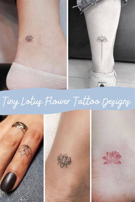 Tiny Flower Tattoos