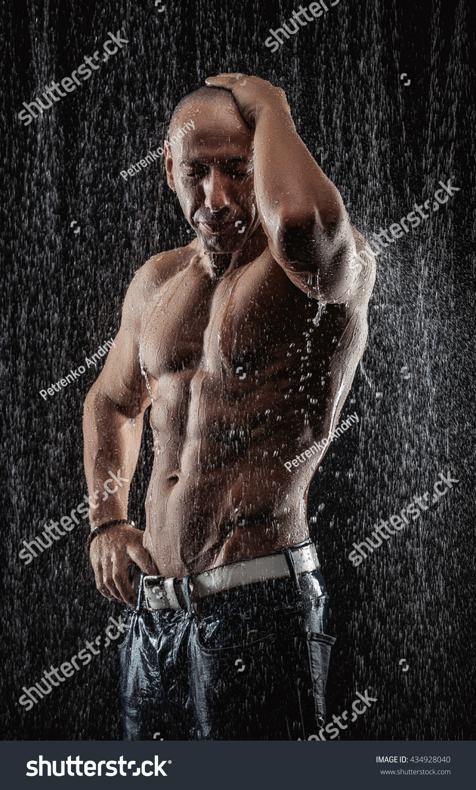 Very Muscular Handsome Athletic Man Stock Image Image Of Muscular Pretty 52781419